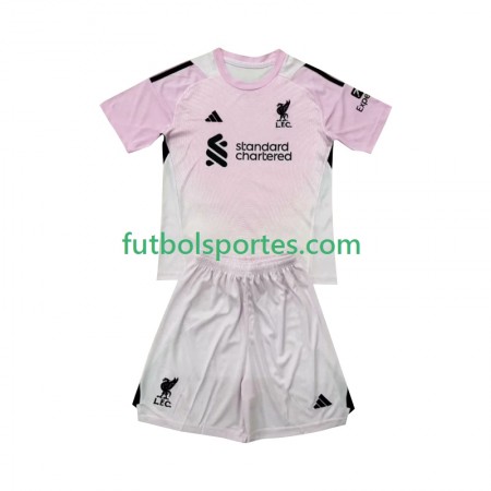 Camiseta Liverpool Portero Niño Tercera Equipación 2025/2026